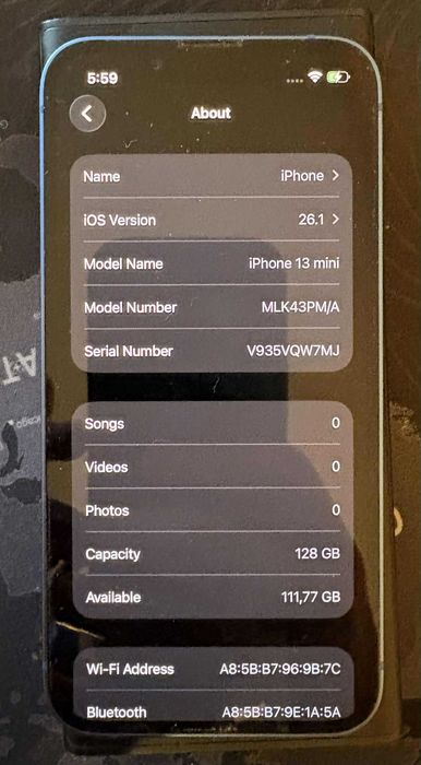 iPhone 13 mini 128gb