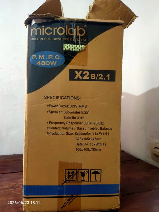 2.1 Акустическая система Microlab X-2