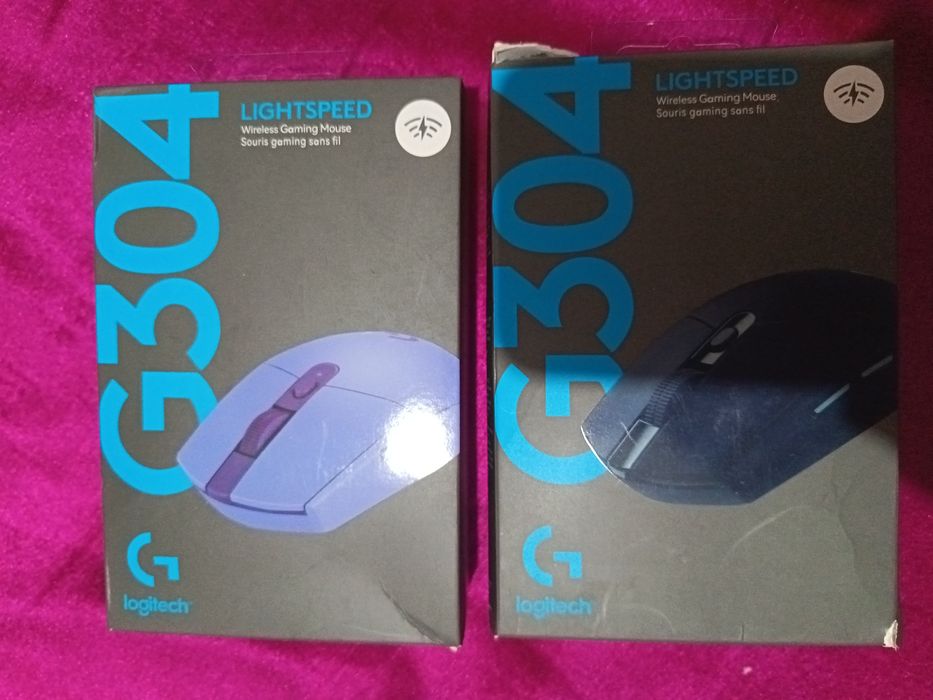 Yangi Logitech G304 mishka  2ta qora va oq sotladi