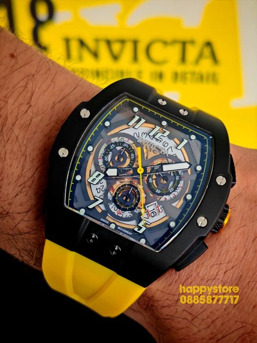INVICTA JM Correa Swiss Yellow LIMITED EDITION, Инвикта нов часовник