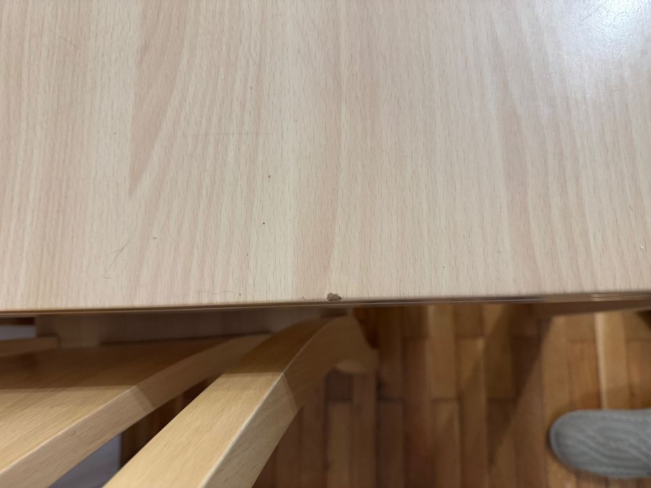 Маса за хранене, с 6 стола