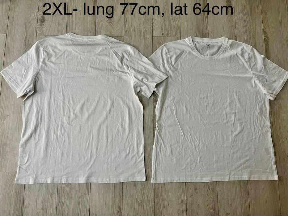 Set 2 tricouri bumbac C&A 2XL, noi