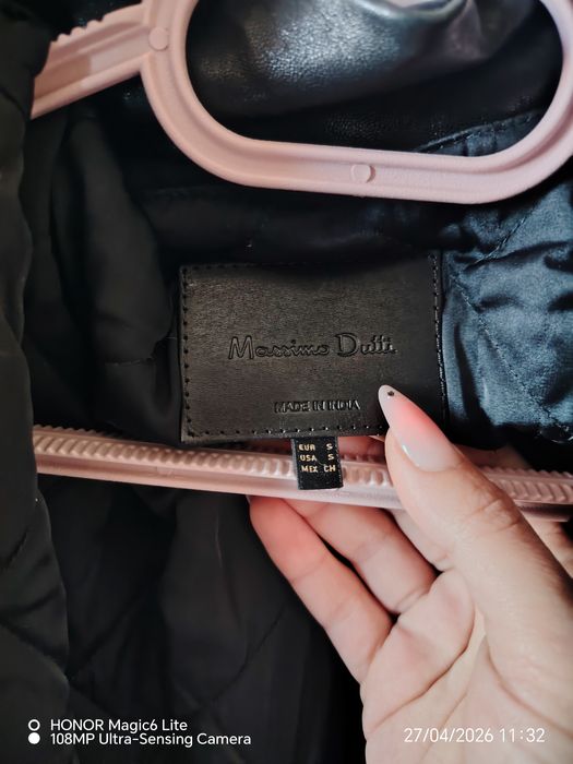Massimo Dutti дамско кожено яке S/M