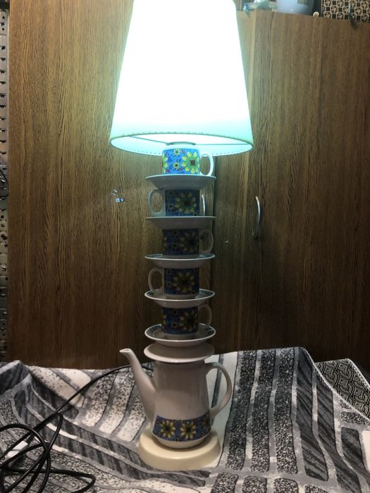 Veioza ceramica 90cm înălțime