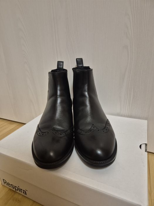 Ghete GEOX Jodhpur D Jaylon 2, negre