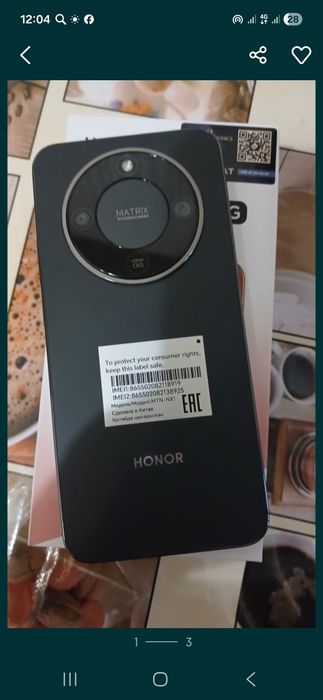 Продам новый смартфон Honor x9 d.12/256