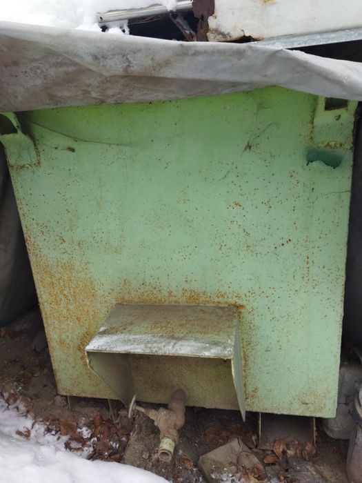 Бак металлический 1,2куба