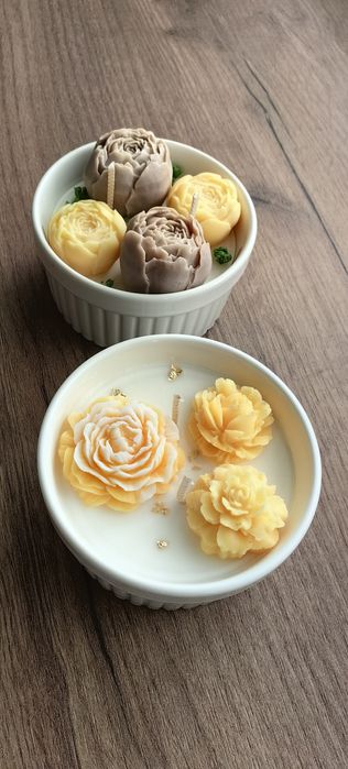 Ароматни ръчно направени свещи