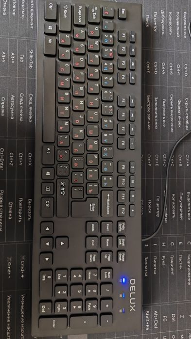 Клавиатура Delux DLK-180UB
