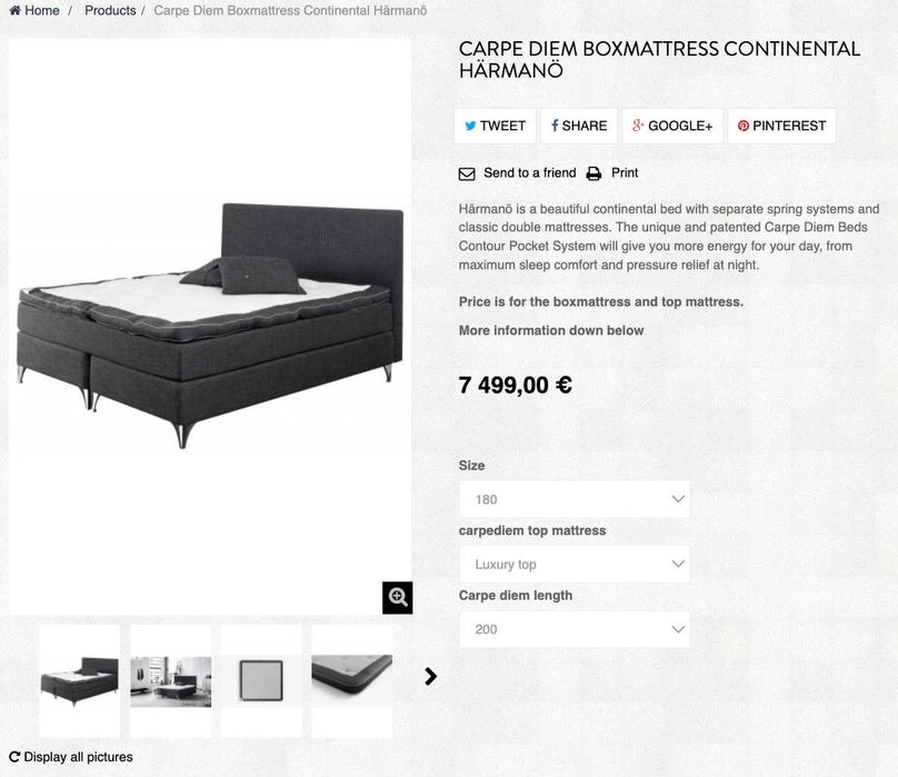 Pat Luxury Carpe Diem Sweden