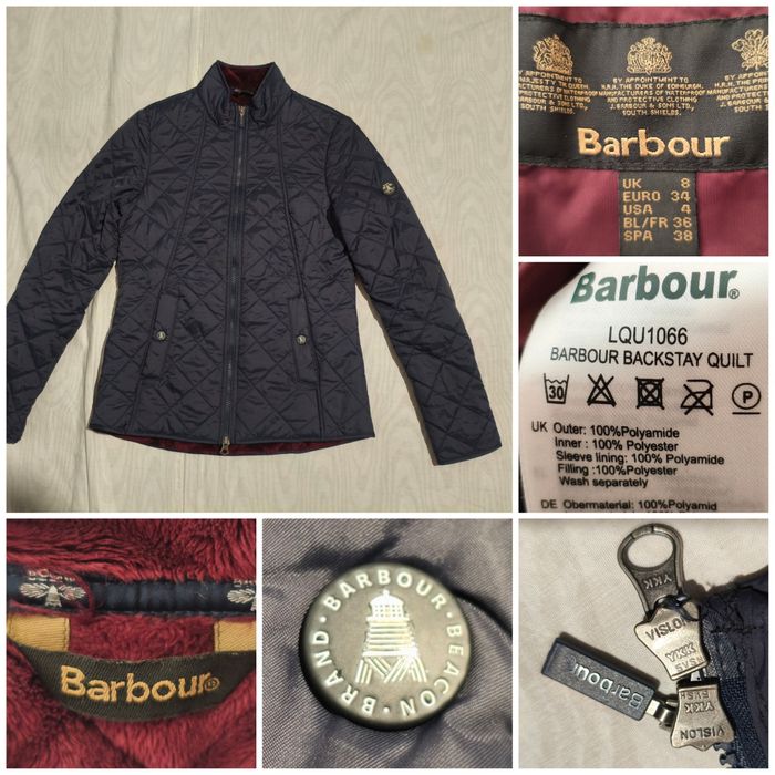 Geaca Barbour Backstay Quilt dama mărime 34 original casual toamnă