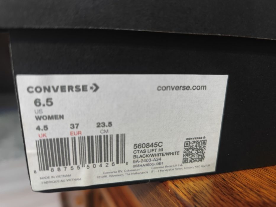 Teniși Converse Chuck Taylor All Star Lift Hi