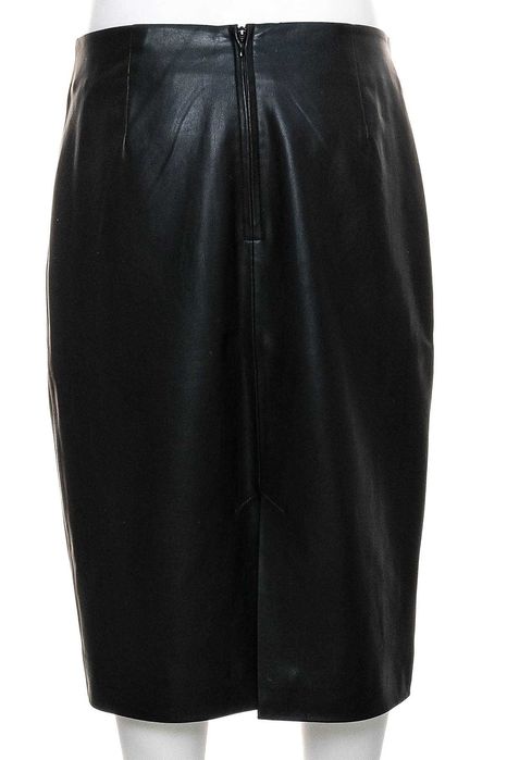 Нова дълга черна кожена пола тип "молив" "Orsay" / "Орсей", размер М