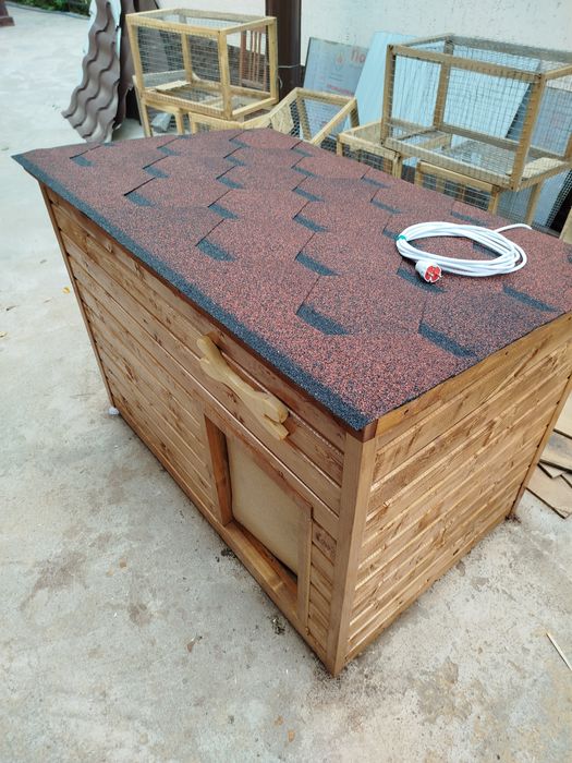 Будка для большой собаки с теплым полом