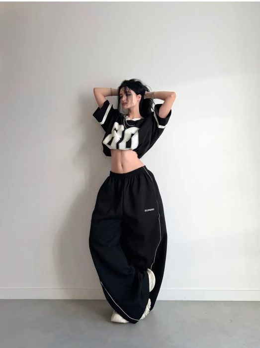 Брюки спортивные оверсайз Y2K