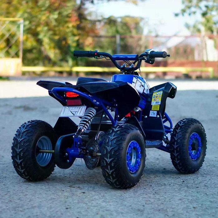 ATV electric Kinder Eco Wolf XXL 1200W 48V cu 3 viteza 6 inch Blue