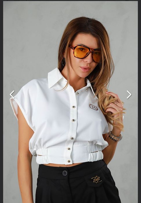 Бяла риза pause jeans