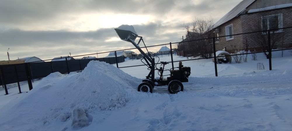 Продам погрузчик трактор самодел