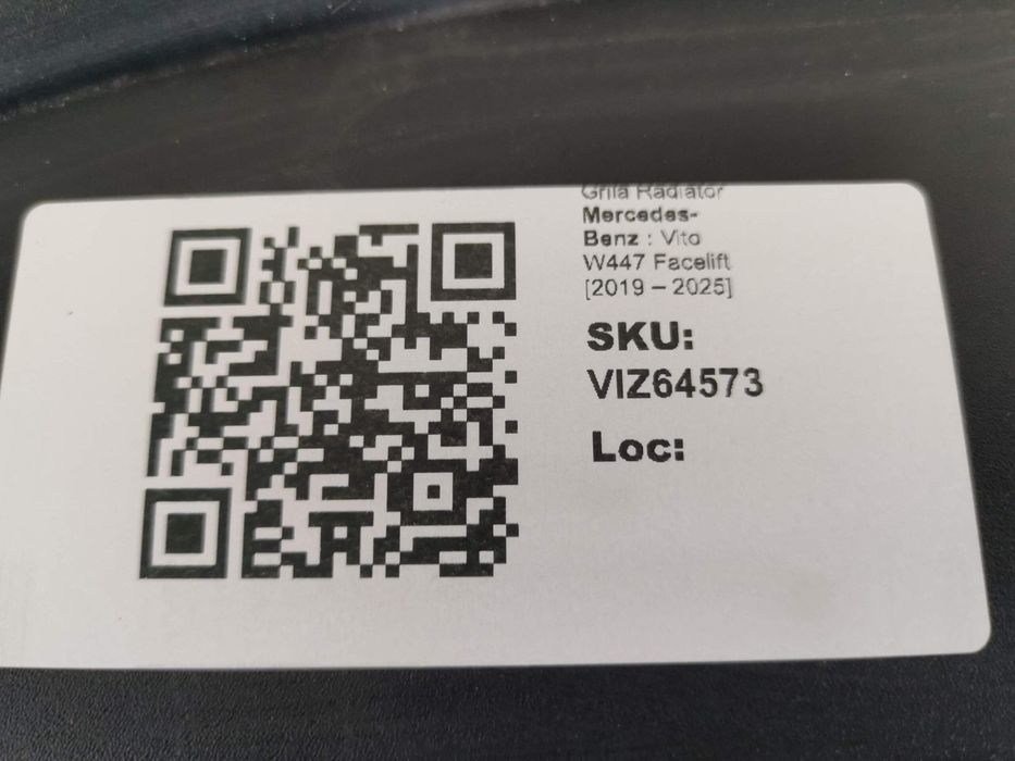Радиаторна решетка Мерцедес-Бенц Вито W447 Фейслифт / Mercedes-Benz Vi