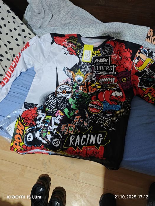 Мотокрос тениски и ръкавици