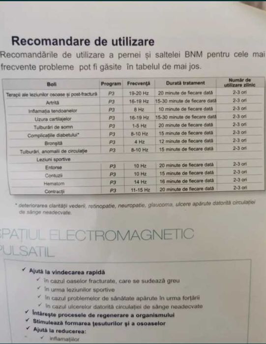 Vând saltea magnetică cu impulsuri