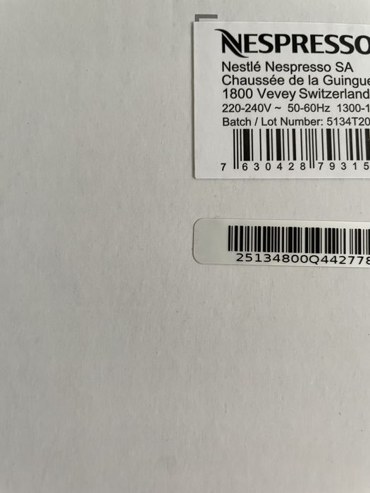 Creatista Plus  Nou- Nespresso - Garantie 2 ani