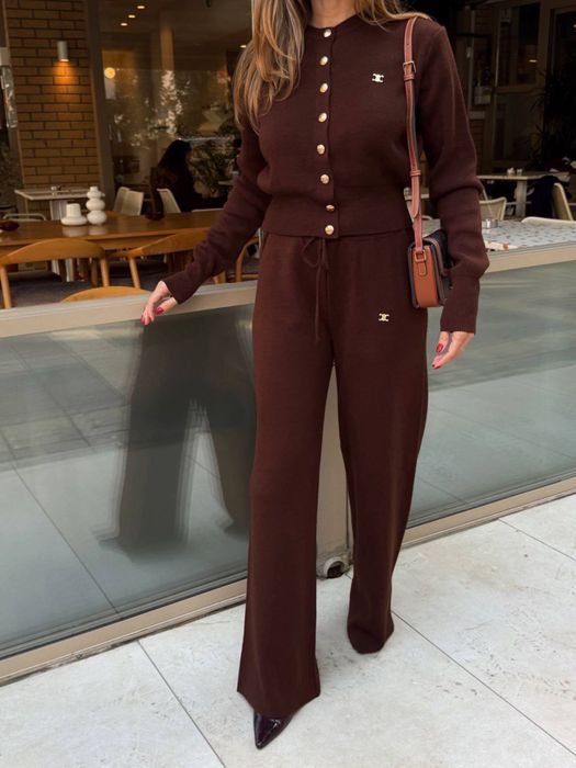 Дамски комплект от плетиво