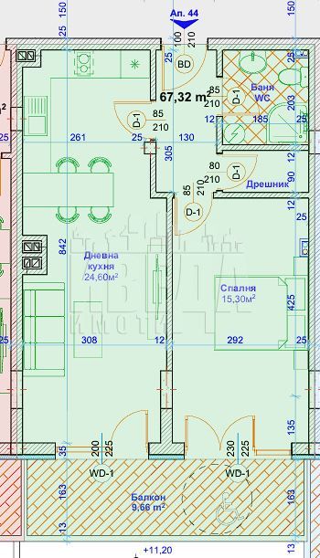 Продава се Двустаен апартамент в Варна, Възраждане 1 - 82 кв.м за 1720 €/кв.м - Снимка #1