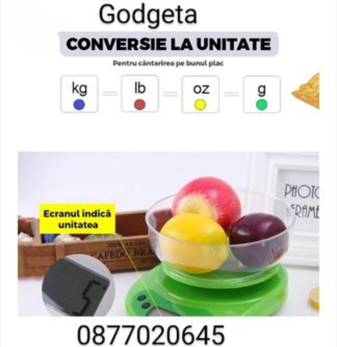 Чисто нова електронна кухненска везна. 10кг и 5кг