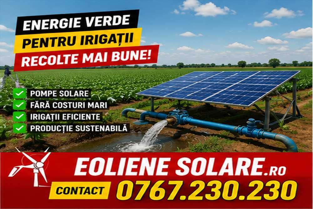 Panouri FOTOVOLTAICE, Panouri SOLARE, Turbine Eoliene - BICAZ -