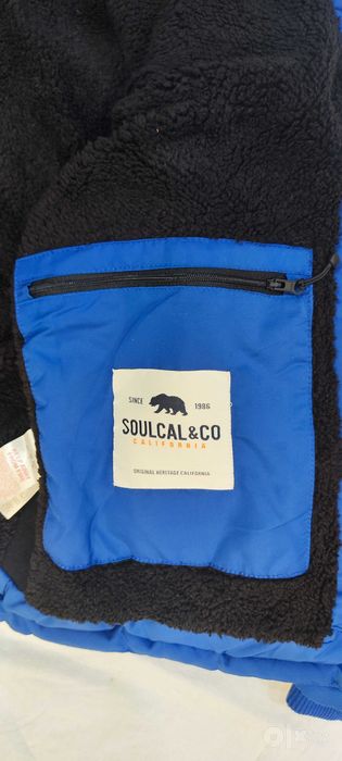 Мужская очень теплая куртка от бренда SoulCal