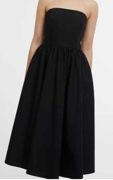 Rochie neagra eleganta Orsay tip corset în formă de A 36/S