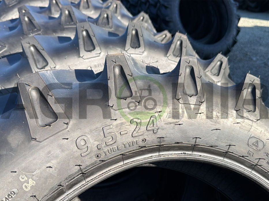 ANVELOPA 9.5-24 GRI 8PR GREENEX RT100 TT  Cauciucuri tractor, Fiat, Case, Fendt, John Deere, New Holland, Massey Ferguson, UTB   Cauciucuri tractor, F