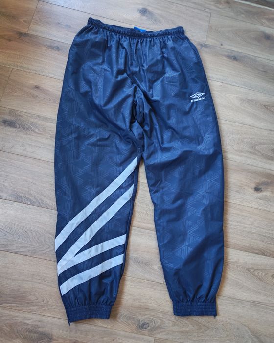 Pantaloni trening fas vintage Umbro anii 90 monograma retro barbati XXL