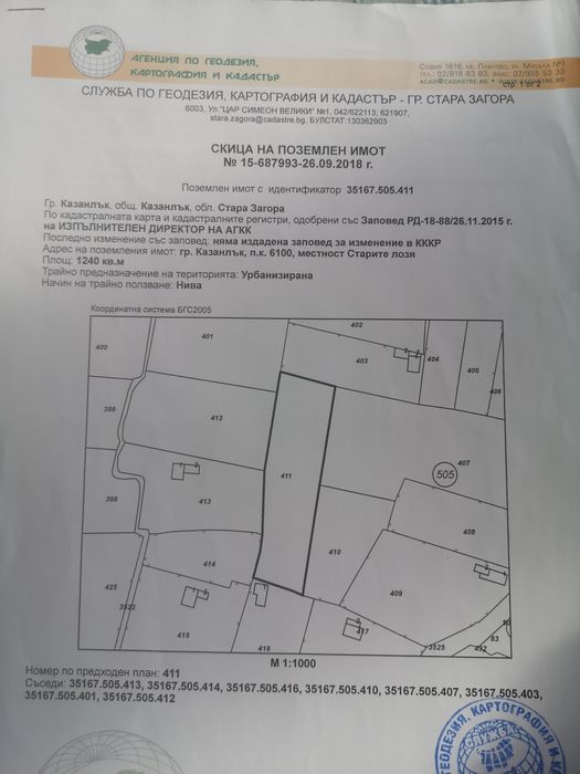 Продава се Парцел в София, Сердика - 1200 кв.м за 45 €/кв.м - Снимка #2