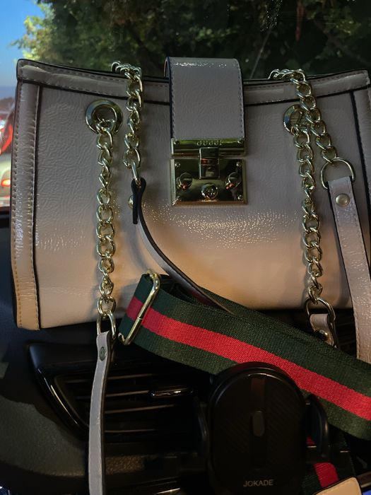 Сумка Gucci новая с текстильным ремешком