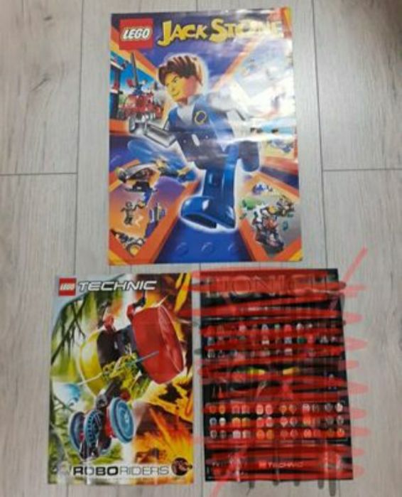 Lego pliante/postere, 2 bucati anii 2000-2001