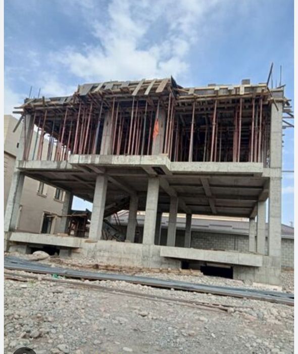 Заливка бетона .