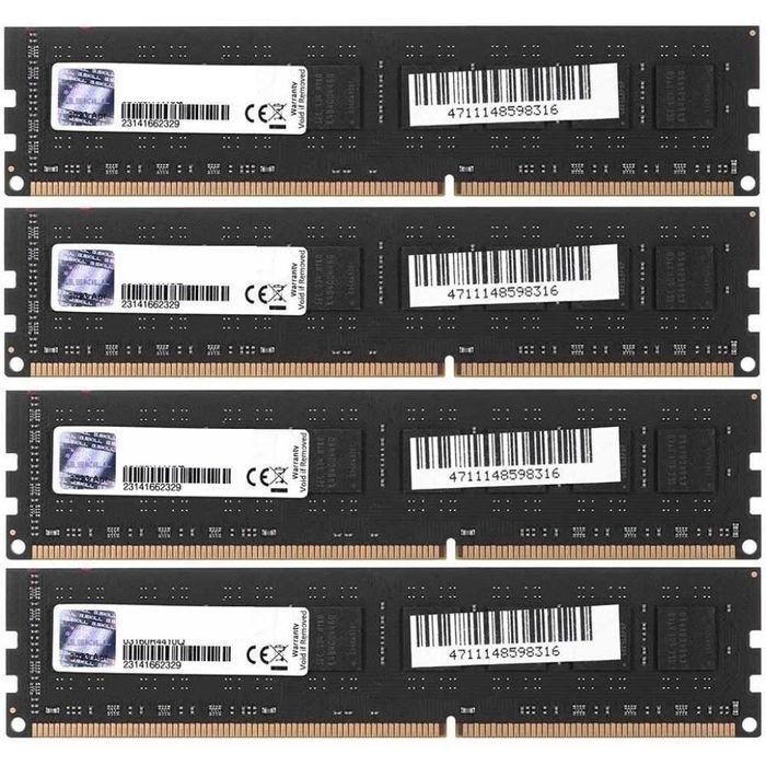 RAM 16GB 4x4gb G.SKILL Value 1333Mhz DDR3 за компютър