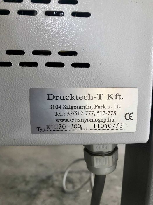 Tunel de uscare serigrafie Drucktech-T KIH70-200 – de vânzare