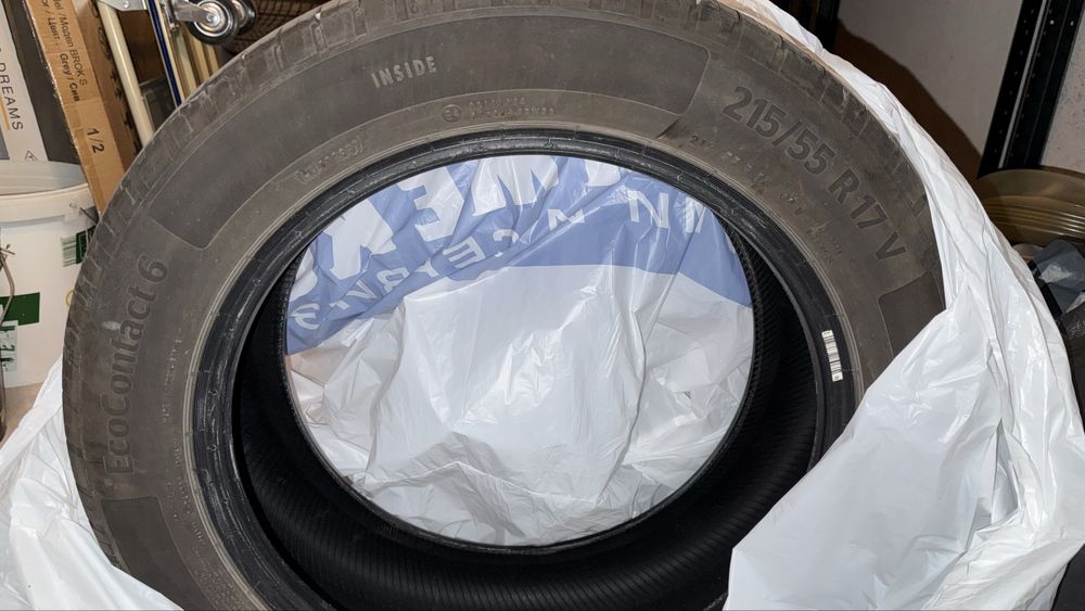 Летни гуми 4 броя Continental EcoContact 6 215/55/R17 17” DOT5024