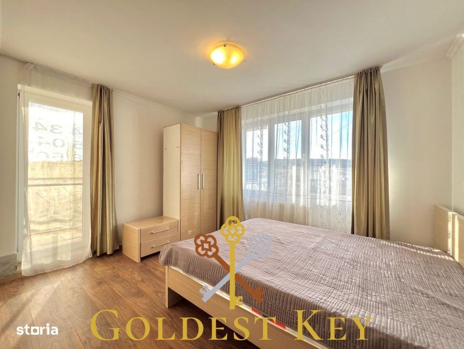 Apartament mobilat si utilat, 2 camere la 55mp si terasa! Zona Petrom