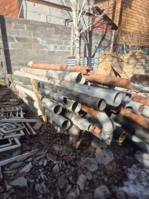 Отдам даром канализационные трубы