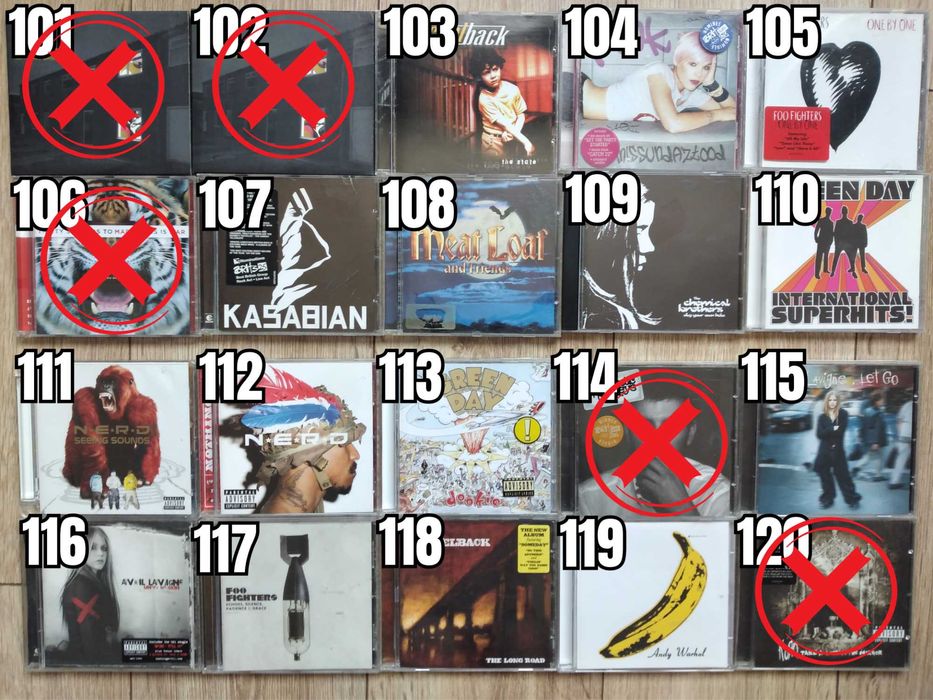 Rock/Punk Metal Music Albums CDs Оригинални Рок Пънк Музикални Дискове