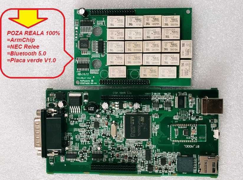 Kit diagnoza auto multimarca 12/24V Bluetooth + Laptop, Pret 889 lei !