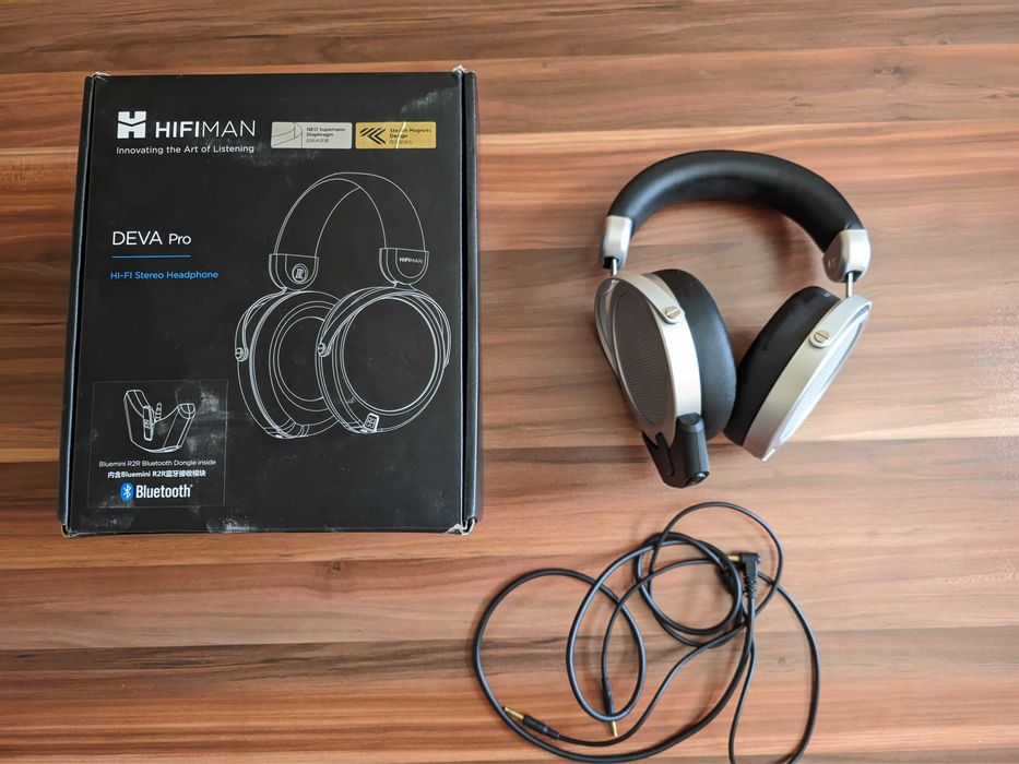 Слушалки Hifiman Deva Pro + Bluemini R2R - като нови