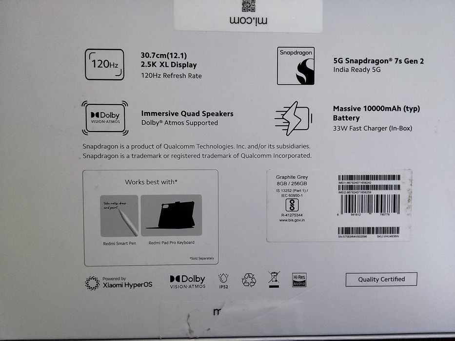 Redmi Pad Pro 5G 8/256 gb