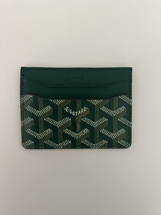 Card Holder Goyard - Verde