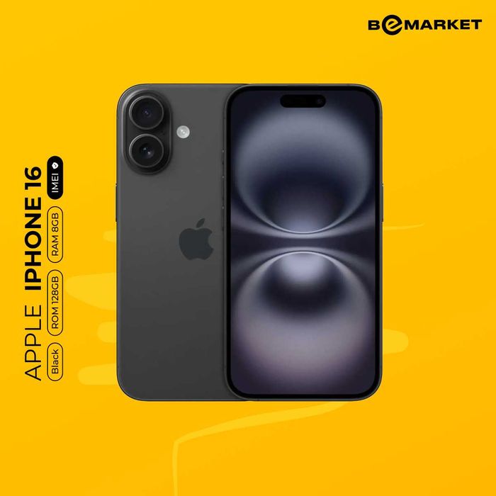 Apple iPhone 16 8/128 GB Black