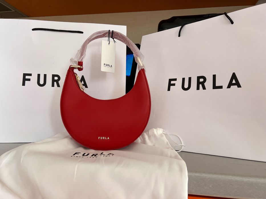 Furla нова оригинална черна чанта